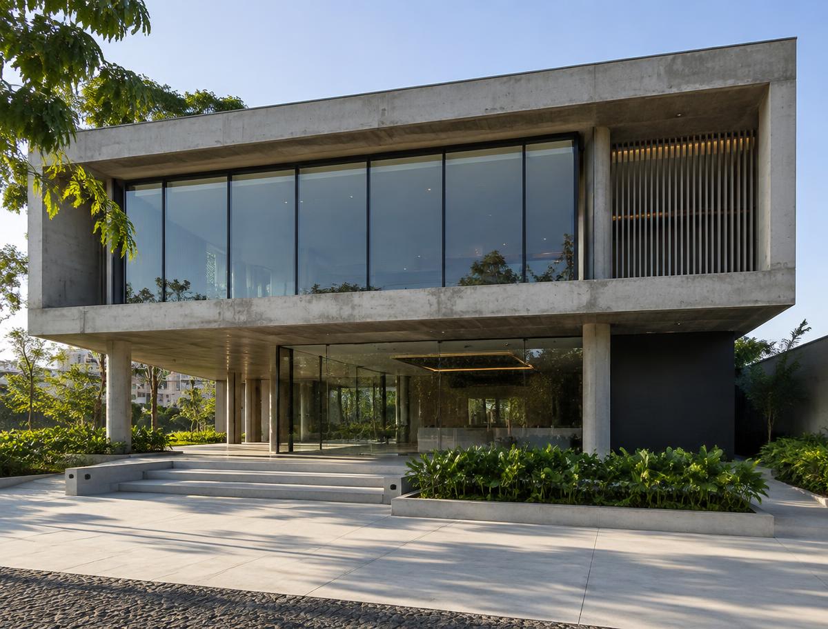 Solução estrutural para edificação comercial